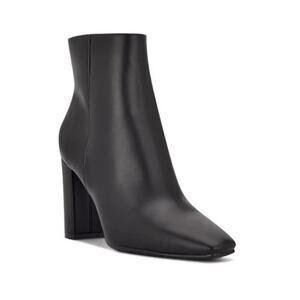 Nine West Yuhav Women's Black Studded Block Heel Boots 9.5